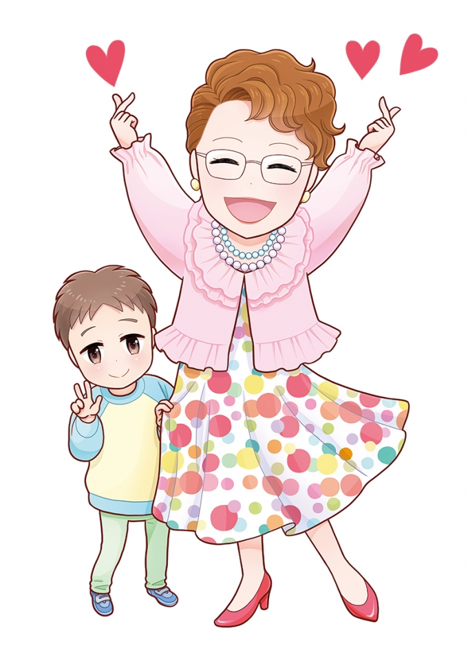 洋菓子専門店ルポマルディ様 イメージキャラクター+ブランドロゴのサムネイル画像