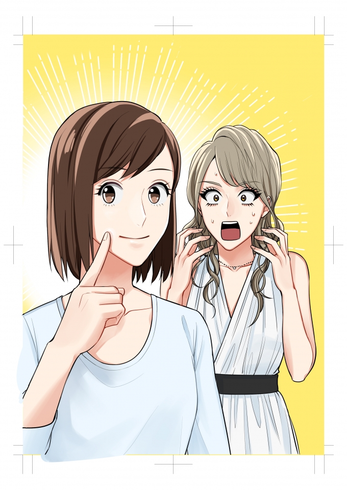 化粧品の開発コンセプトを紹介する漫画のサムネイル画像
